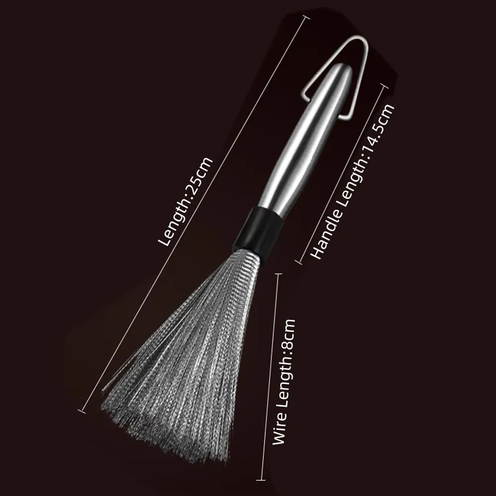 Stainless Steel Pot Brush Household Wire Cleaning Brush Kitchen Tool