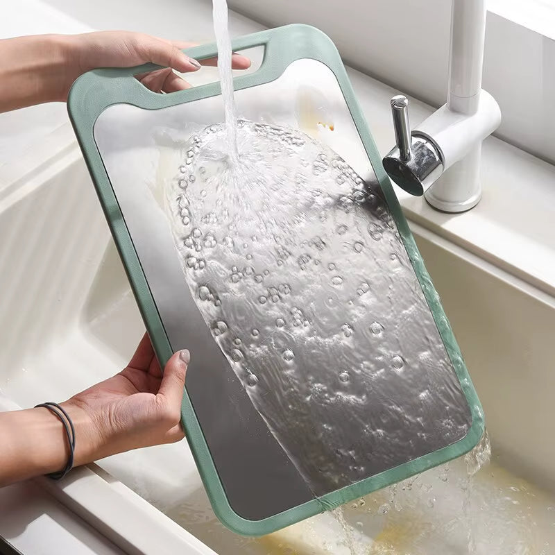 Double-Sided Stainless Steel Plastic Cutting Board Dual-Purpose Multi-Performance Large Sticky Board Rolling Panel