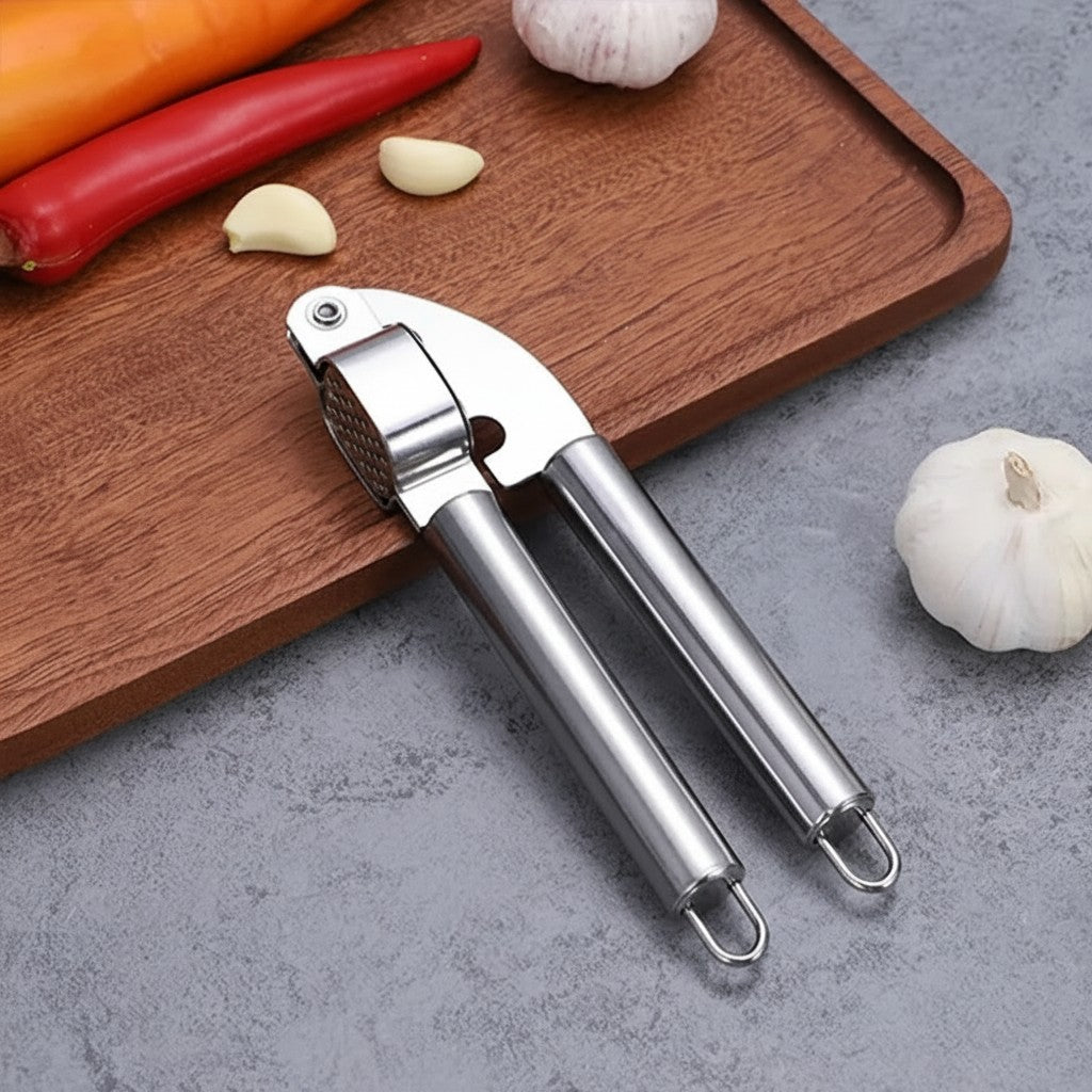Stainless Steel Garlic Press