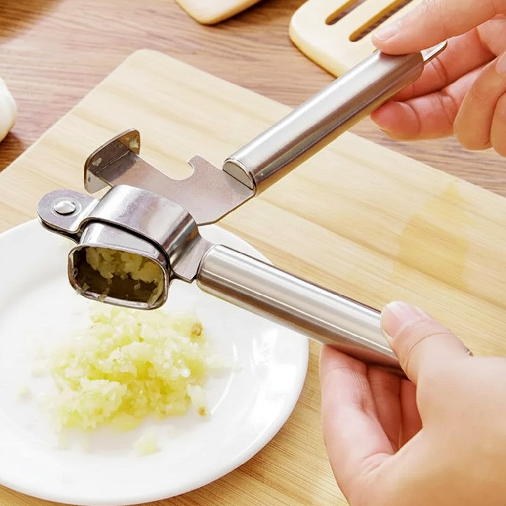 Stainless Steel Garlic Press